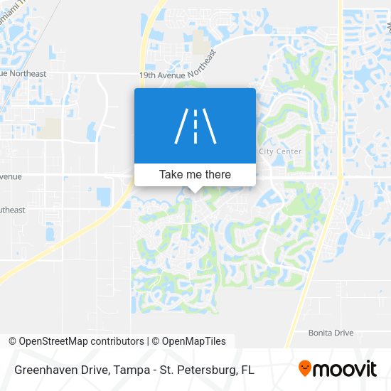 Greenhaven Drive map