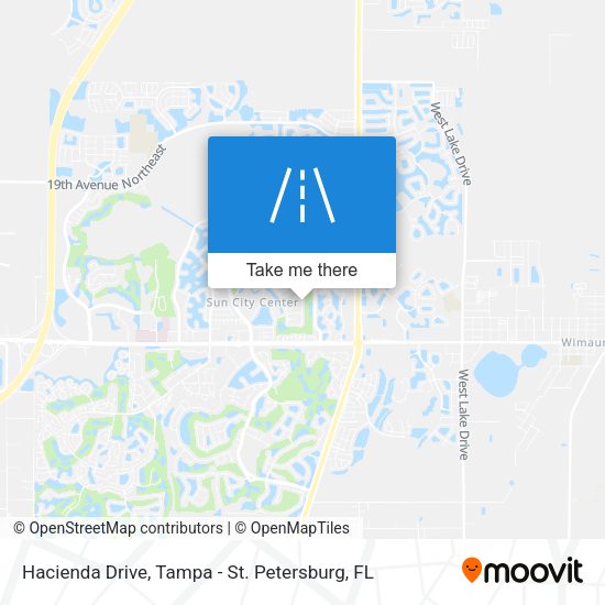 Hacienda Drive map