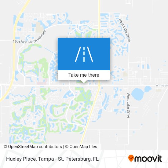Mapa de Huxley Place