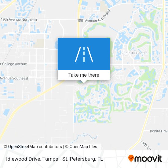 Idlewood Drive map