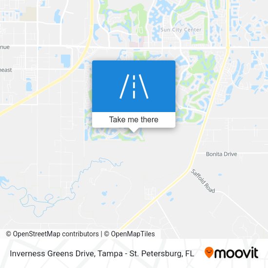 Inverness Greens Drive map
