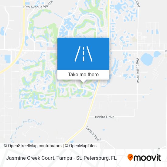 Mapa de Jasmine Creek Court
