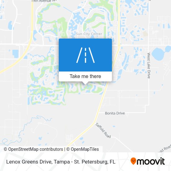 Mapa de Lenox Greens Drive