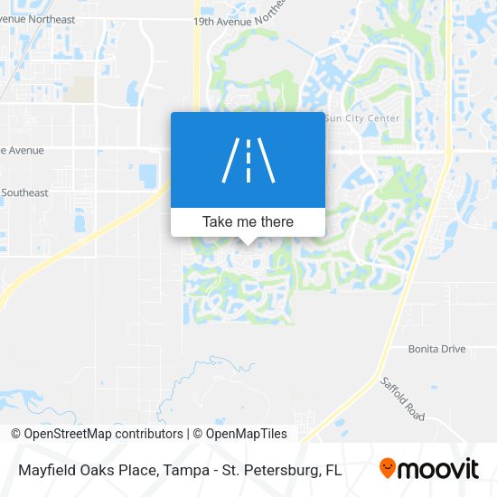 Mapa de Mayfield Oaks Place