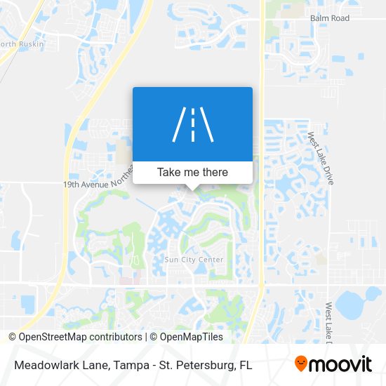 Meadowlark Lane map