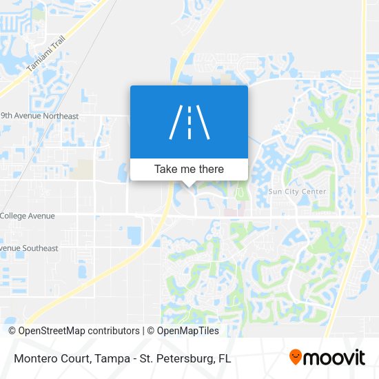 Montero Court map