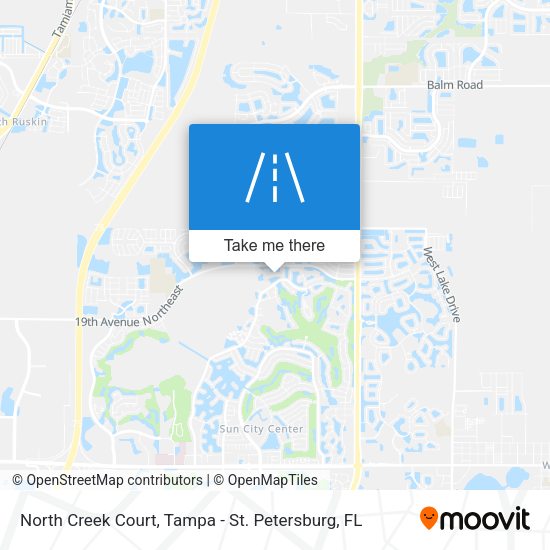 North Creek Court map