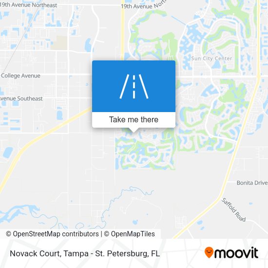 Novack Court map