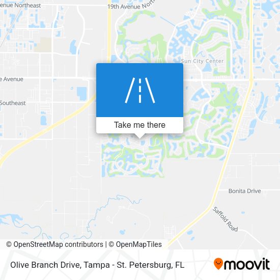 Olive Branch Drive map