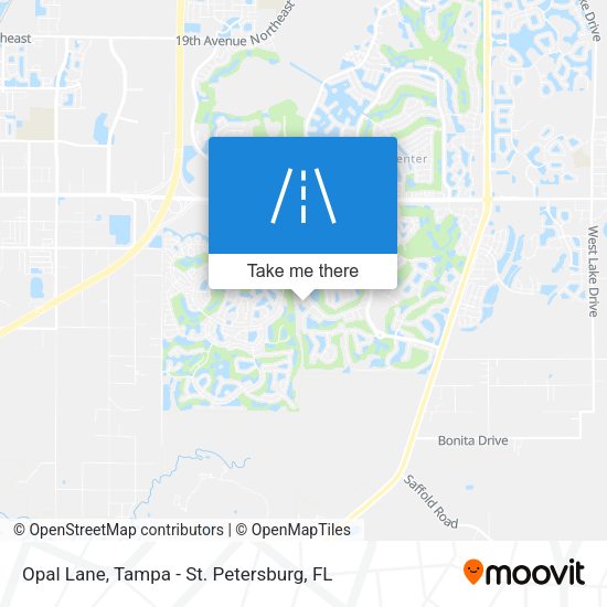 Mapa de Opal Lane