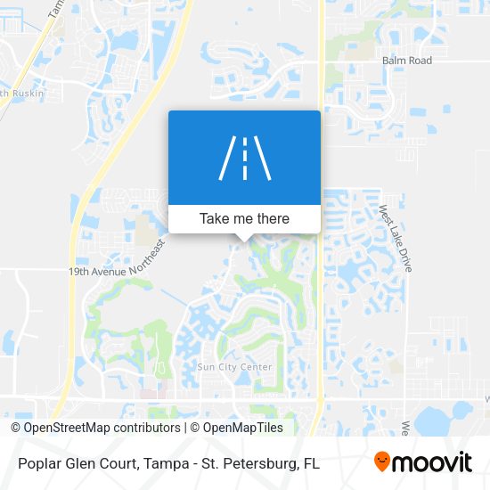 Mapa de Poplar Glen Court
