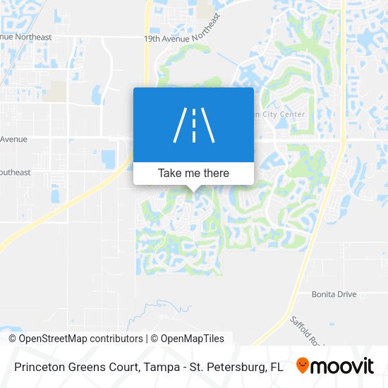 Princeton Greens Court map