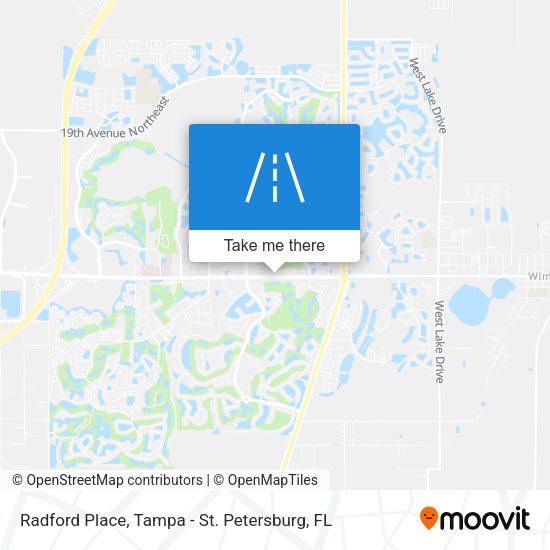 Radford Place map