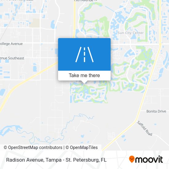 Radison Avenue map