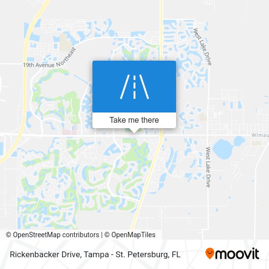 Mapa de Rickenbacker Drive