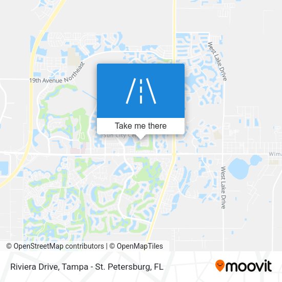 Riviera Drive map