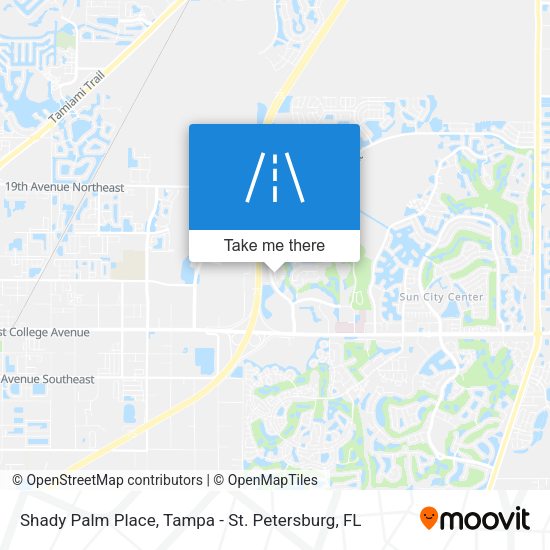 Shady Palm Place map