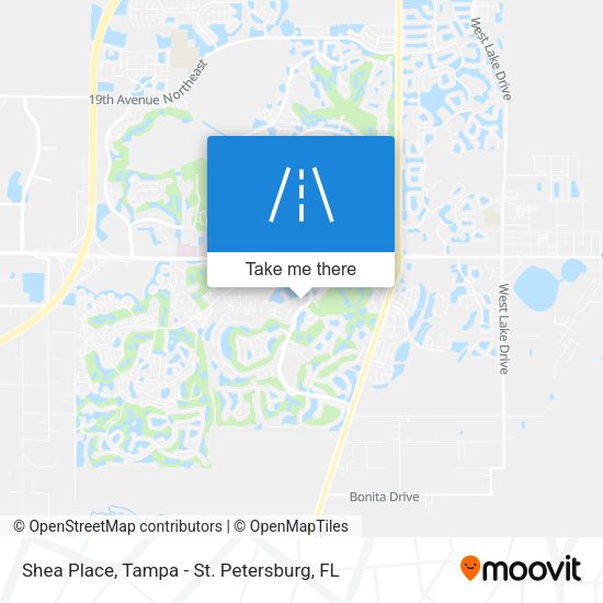 Mapa de Shea Place