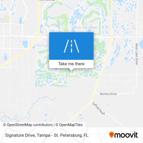 Mapa de Signature Drive