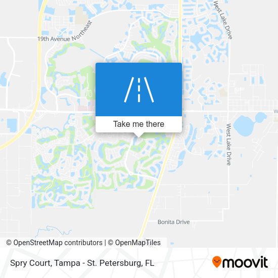 Mapa de Spry Court
