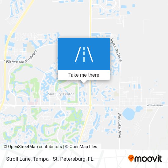Stroll Lane map