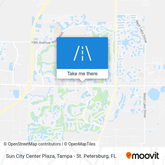 Sun City Center Plaza map