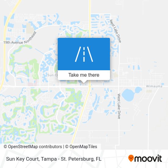 Sun Key Court map