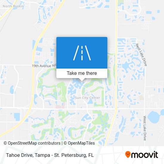 Mapa de Tahoe Drive