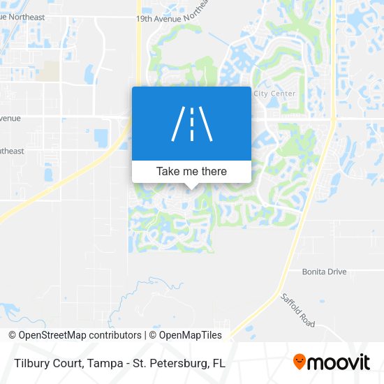 Tilbury Court map