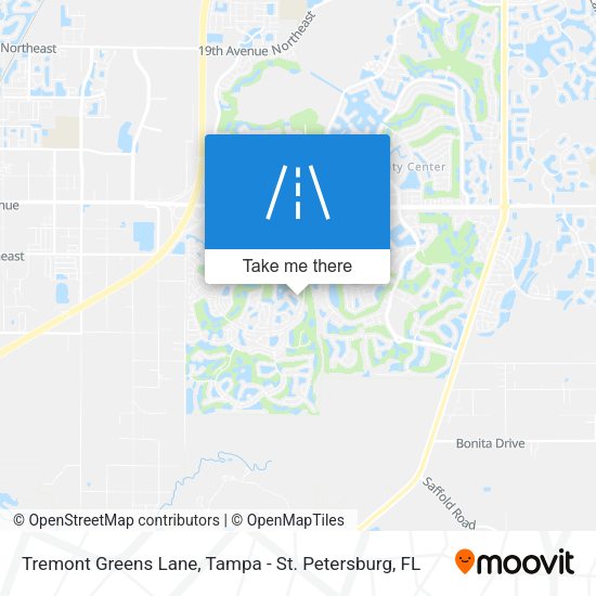 Tremont Greens Lane map