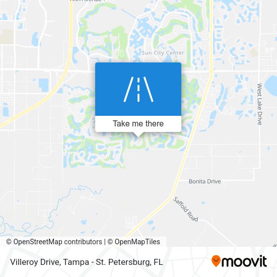 Villeroy Drive map