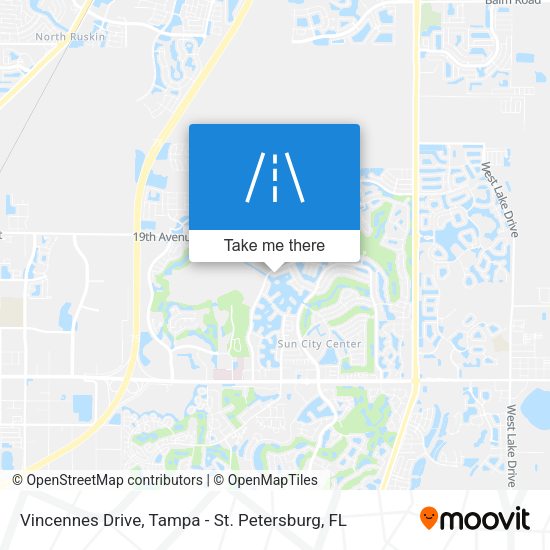 Mapa de Vincennes Drive