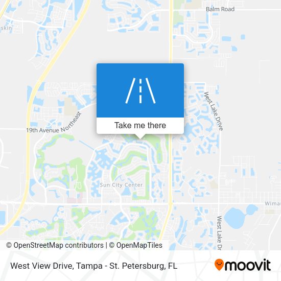 West View Drive map