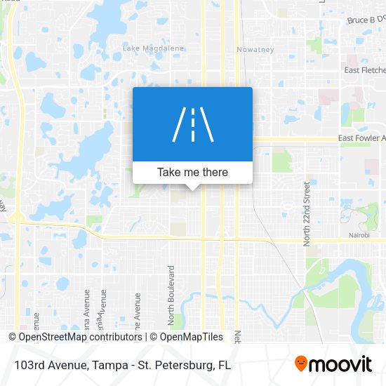 103rd Avenue map