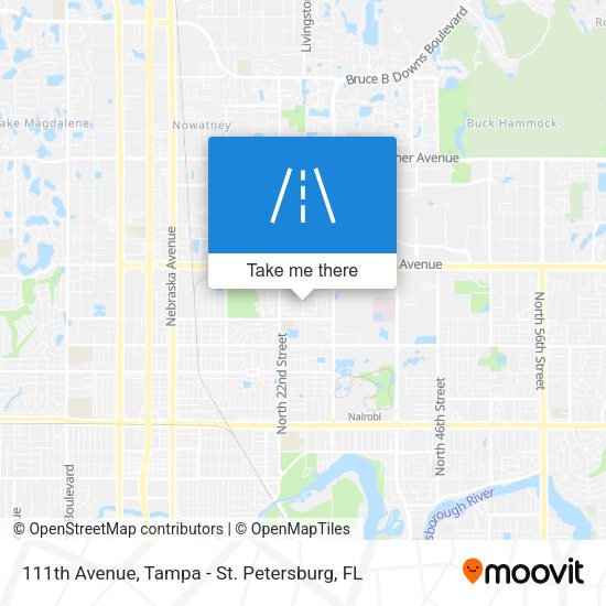 111th Avenue map
