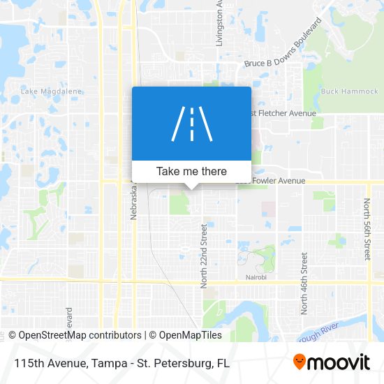 115th Avenue map