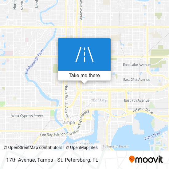 17th Avenue map