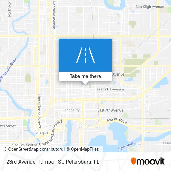 23rd Avenue map