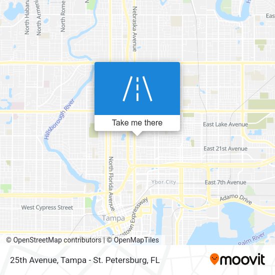 25th Avenue map