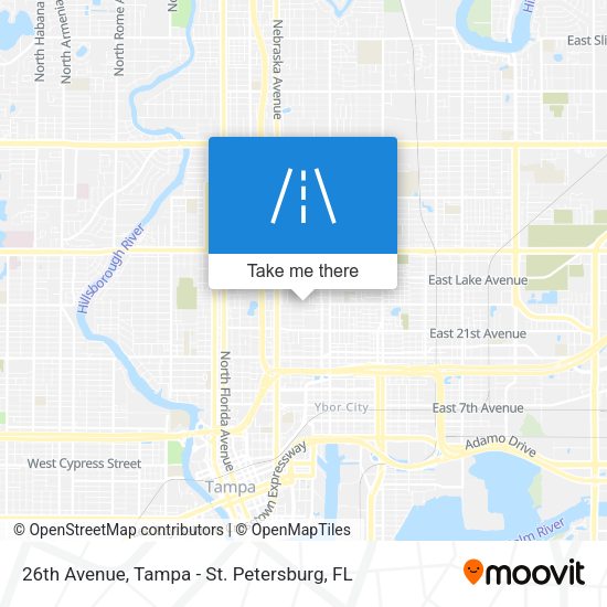 26th Avenue map