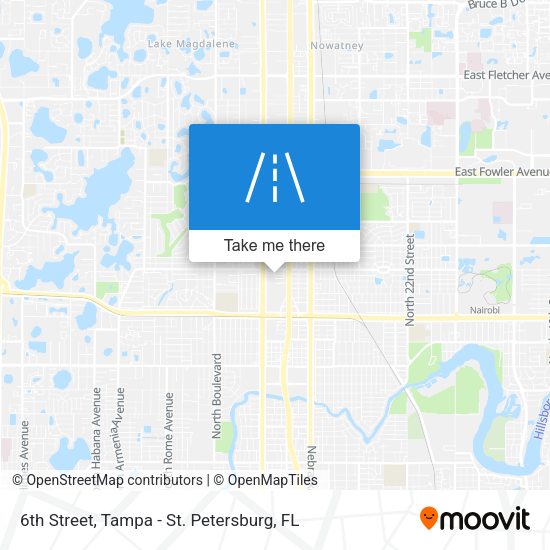 6th Street map