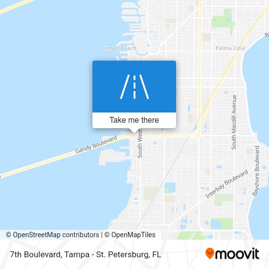 7th Boulevard map