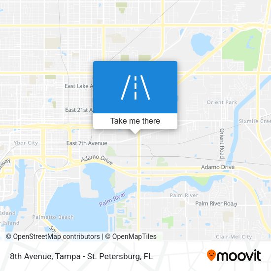 Mapa de 8th Avenue