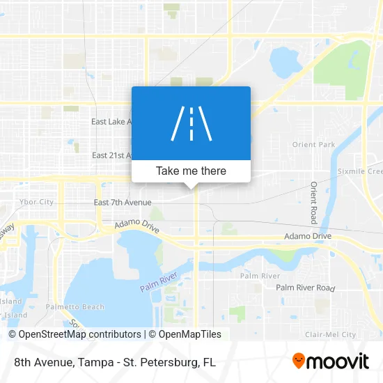 8th Avenue map