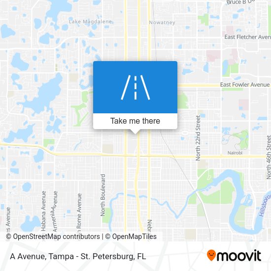 Mapa de A Avenue