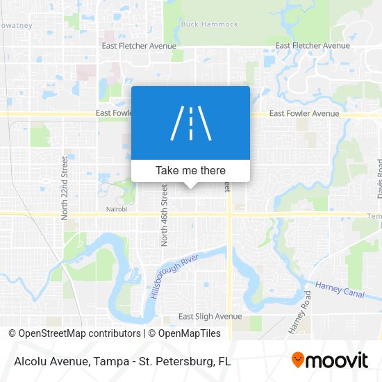 Mapa de Alcolu Avenue