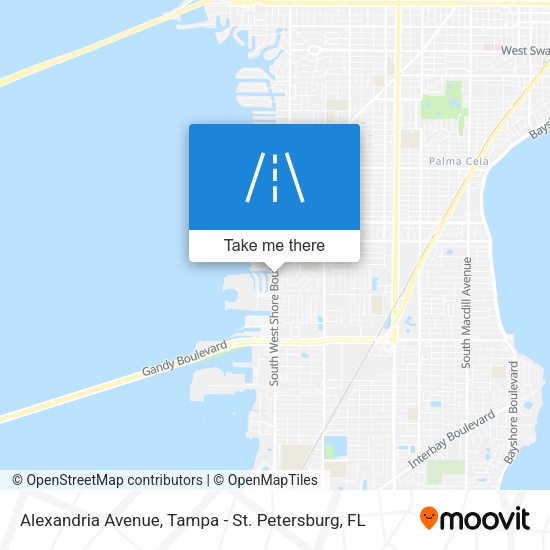 Alexandria Avenue map