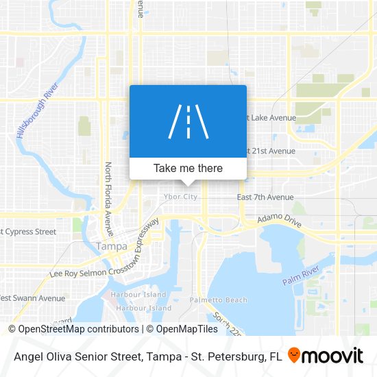 Mapa de Angel Oliva Senior Street