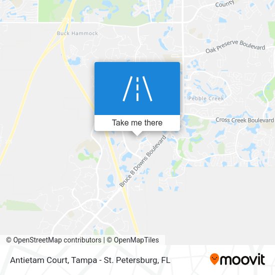 Antietam Court map