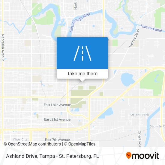 Ashland Drive map
